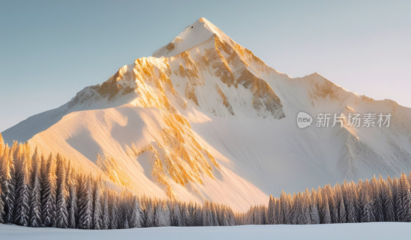 高原雪山山脉