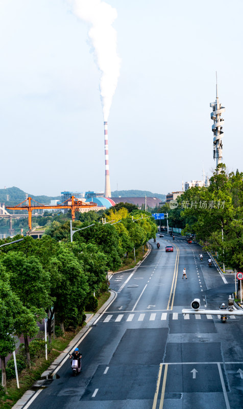 湖南株洲湘江风光带景点景观城市风光