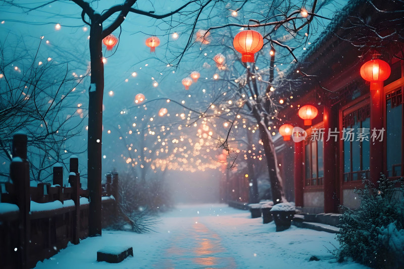 冬天背景大寒雪景壁纸