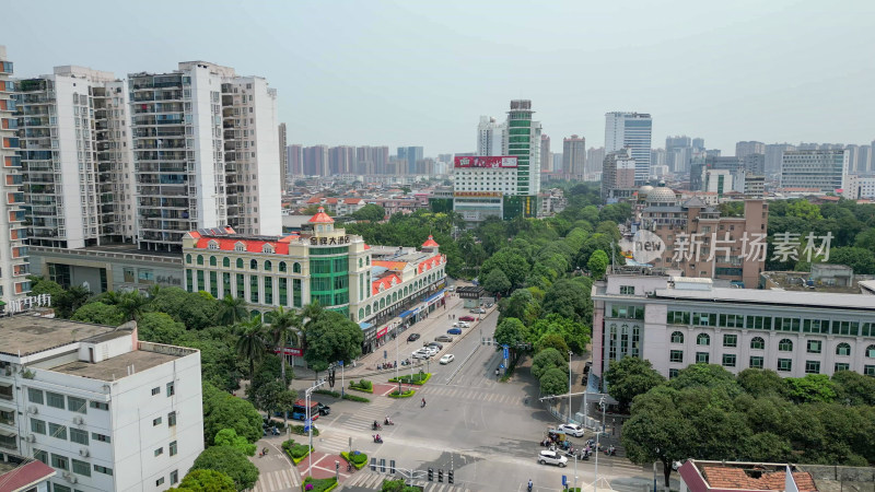 广西百色城市风光航拍