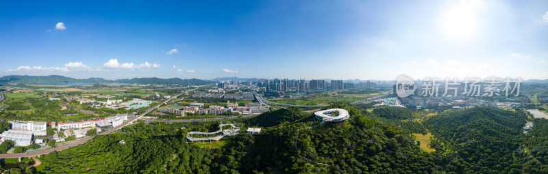 深圳市光明区城市风光航拍全景图