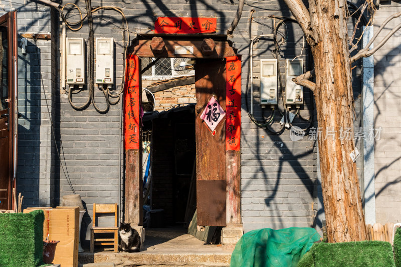 北京驼铃古道模式口大街街景