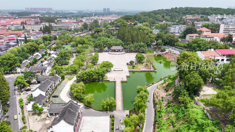 航拍黄冈东坡赤壁4A景区