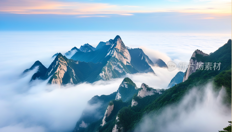 陕西华山美景