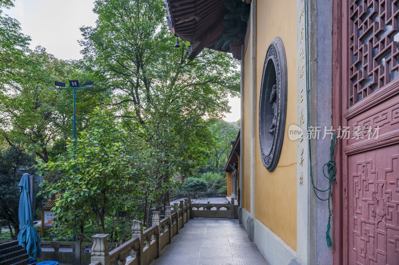 杭州西湖飞来峰灵隐寺千年古刹古建筑