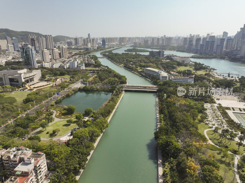 厦门 白鹭洲公园 筼筜湖 湖滨南路 湖滨北路