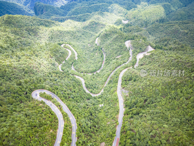 江西井冈山壮丽山河航拍图