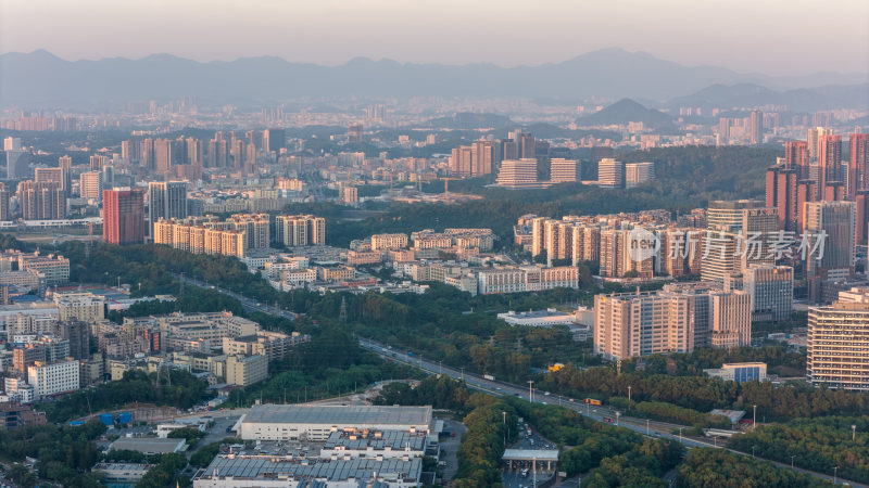 深圳龙华区城市风光