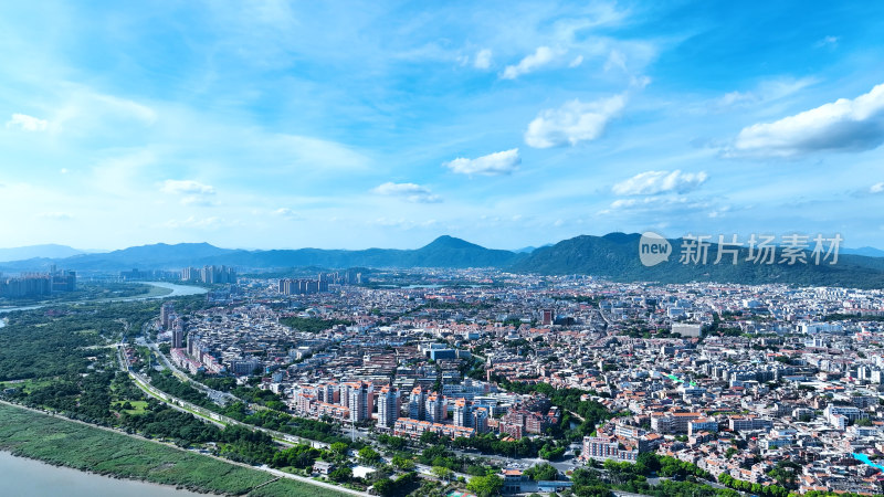 泉州航拍泉州晋江城市建筑风光泉州市区大景