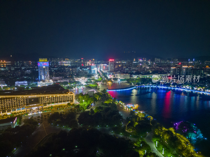 广东肇庆城市夜景