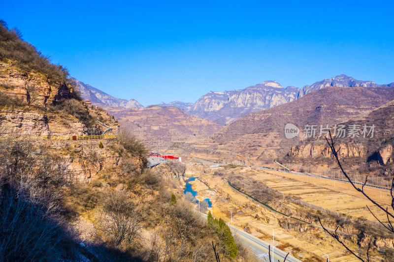 河南安阳市5A景区太行大峡谷红旗渠景区