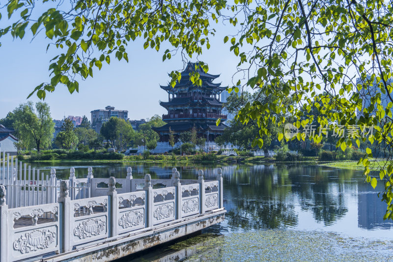 武汉武昌区紫阳公园风景