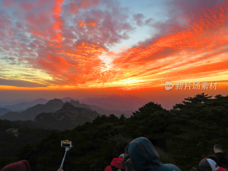 中国安徽黄山旅游风光