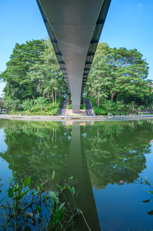 佛山千灯湖南海活水公园拱桥建筑