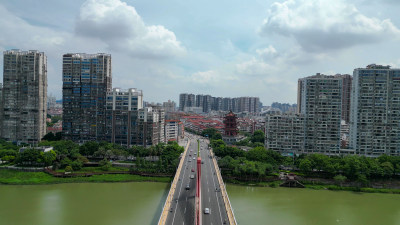 航拍福建漳州战备大桥