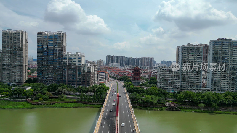 航拍福建漳州战备大桥