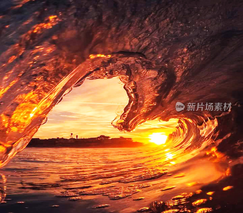 大海浪花巨浪浪潮汹涌海浪波涛汹涌