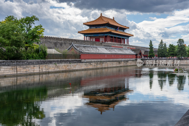 北京故宫神武门风景