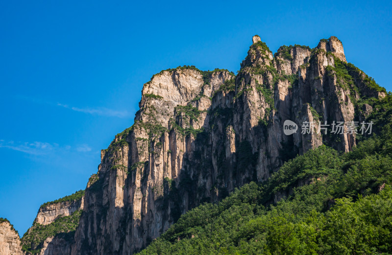 太行山山脉高山自然风景