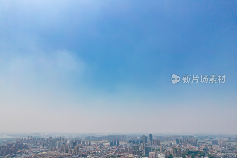 安徽蚌埠城市风光淮河广场航拍图