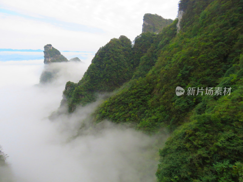 张家界天门山旅游风光