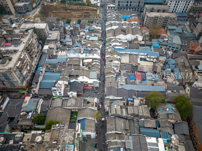 湖南长沙太平老街航拍摄影图