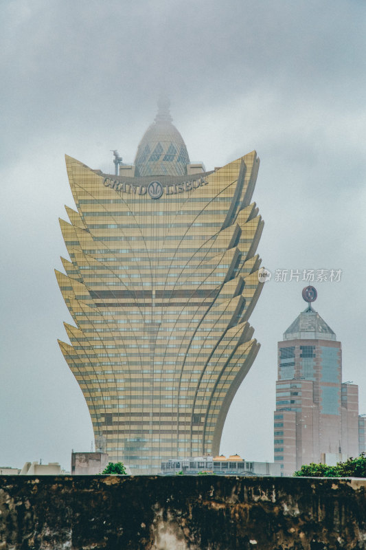 澳门半岛老城区城市风光