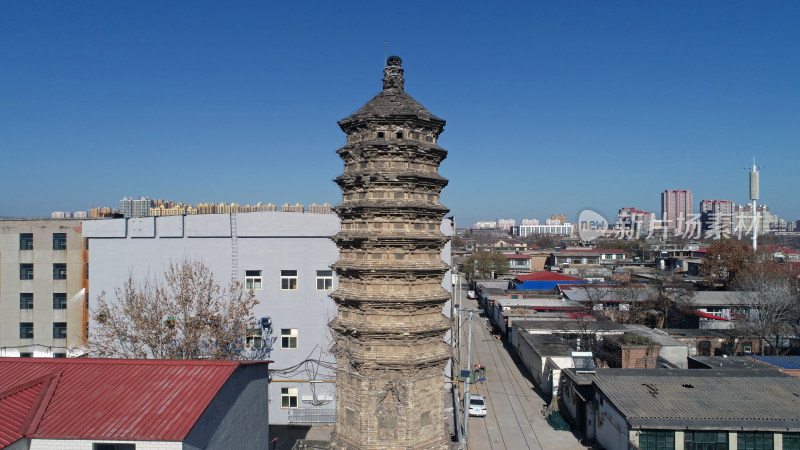 河北省石家庄元氏县开化寺塔