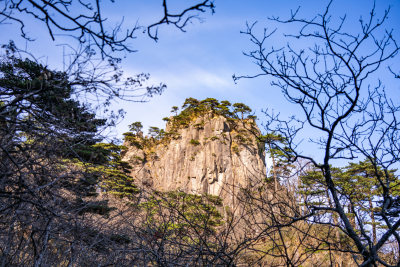 安徽黄山风景区自然风光