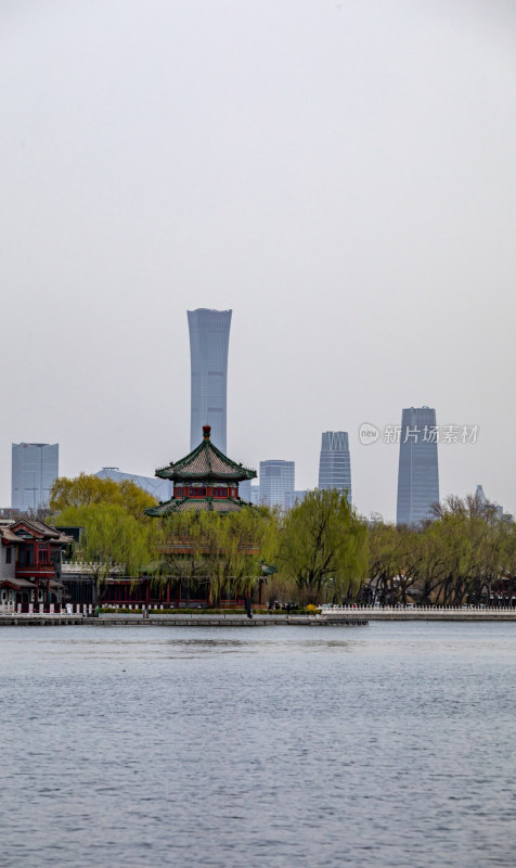 北京什刹海后海公园景点景观