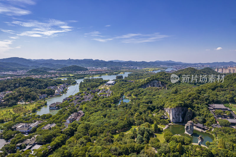 柯岩风景区航拍