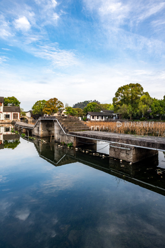 浙江绍兴柯桥柯岩鉴湖景区景点景观