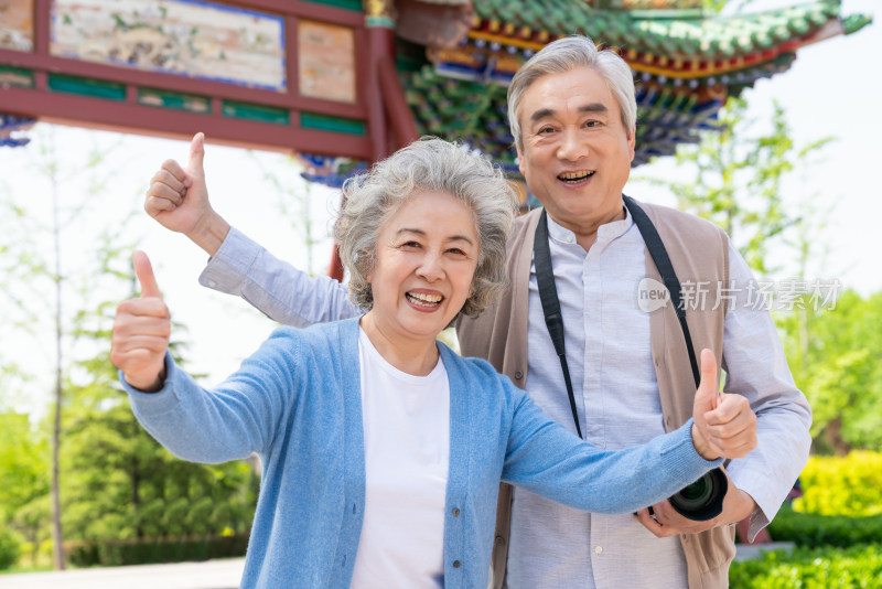 老年夫妻旅游