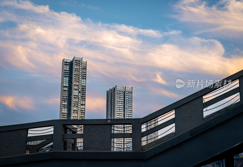 宜宾城市风景夜景江景