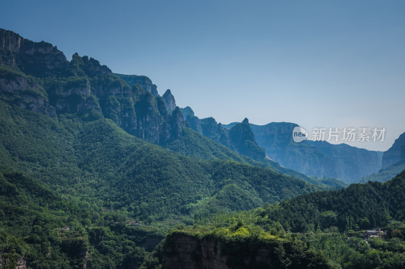 太行山山脉高山自然风景