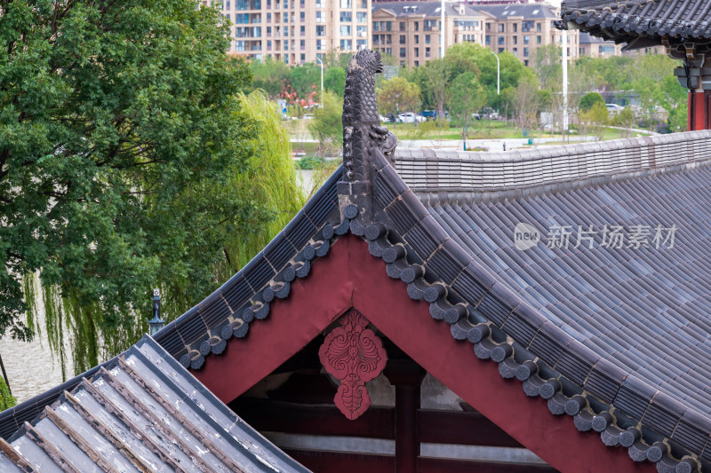 江苏泰州市望海楼景区建筑