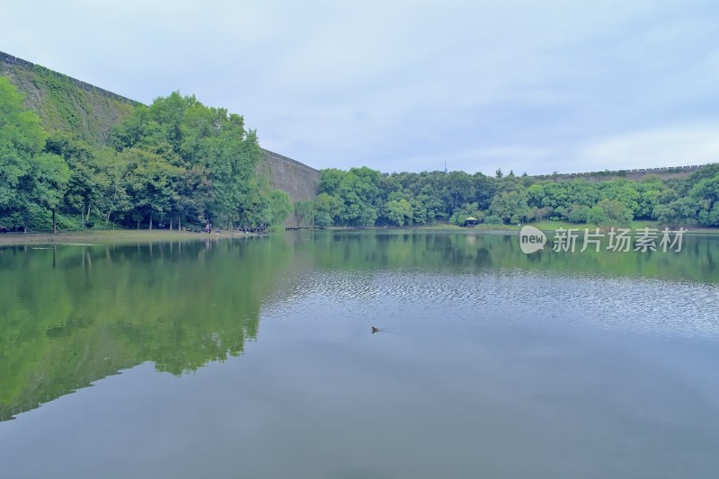 南京钟山景区 前湖 琵琶湖