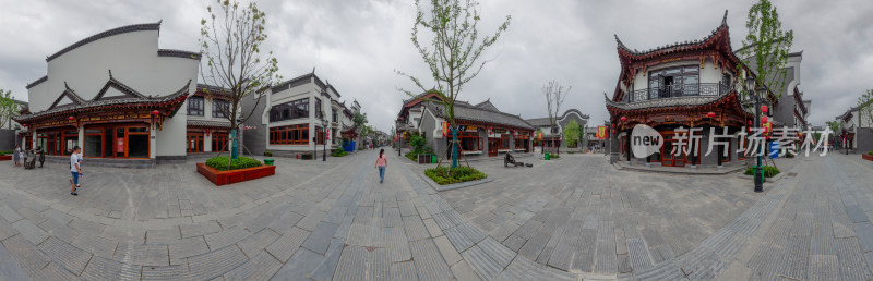 湖南常德桃花源古镇景区全景图【VR全景】