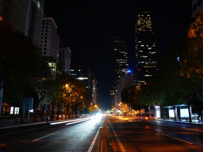 北京 国贸 cbd 夜景