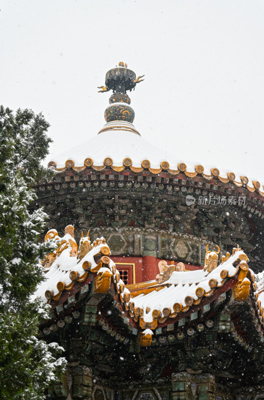 故宫博物院冬日雪景