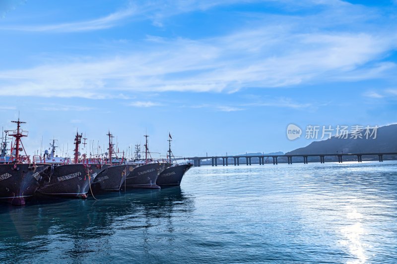 连云港羊山岛景区和田湾跨海大桥