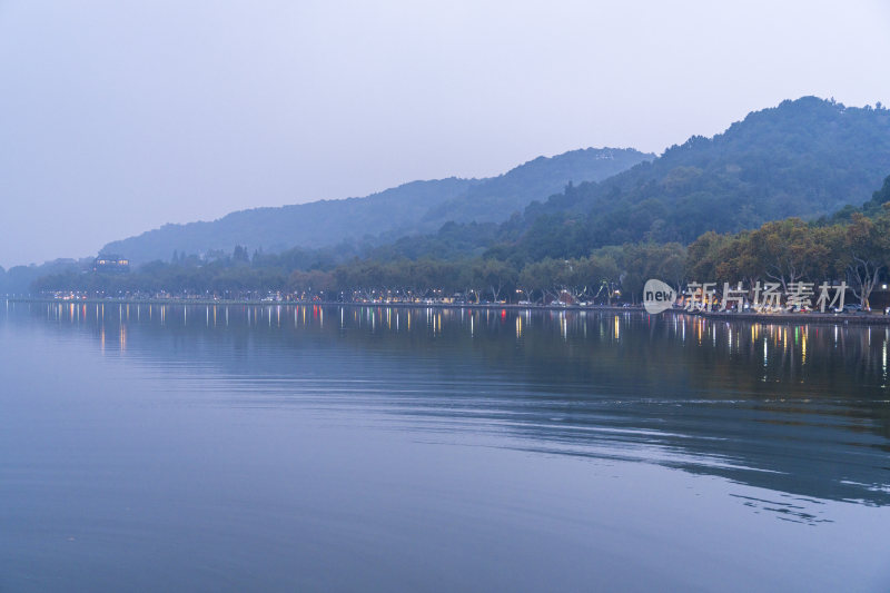 杭州西湖白堤风景