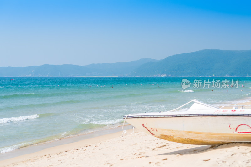 海滩沙滩海岸线