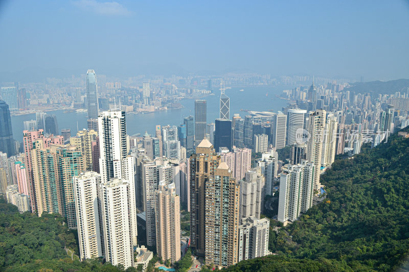 香港太平山全景