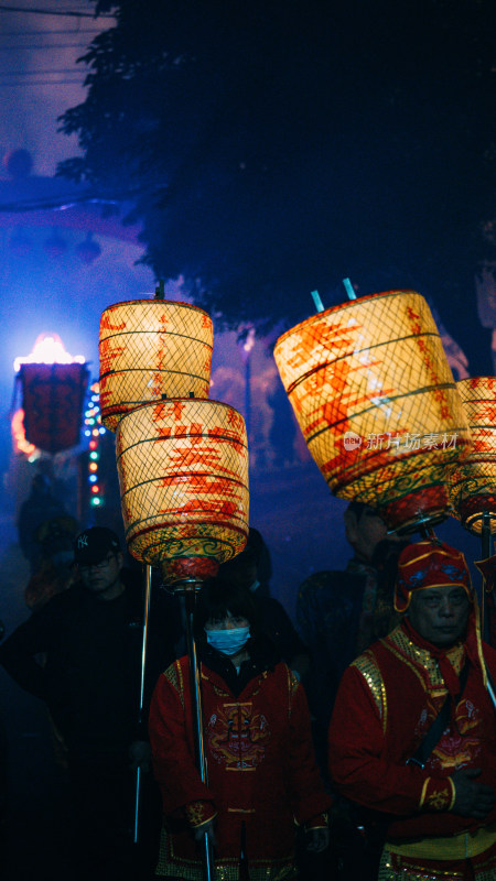 福州新春元宵节游神，规模盛大