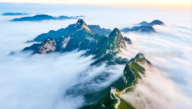 陕西华山美景