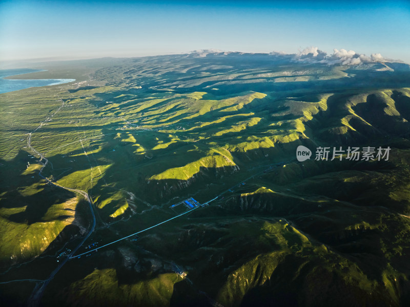 青海湖沿岸美景