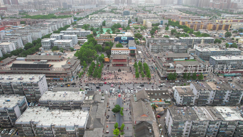 河北邢台城市风光航拍