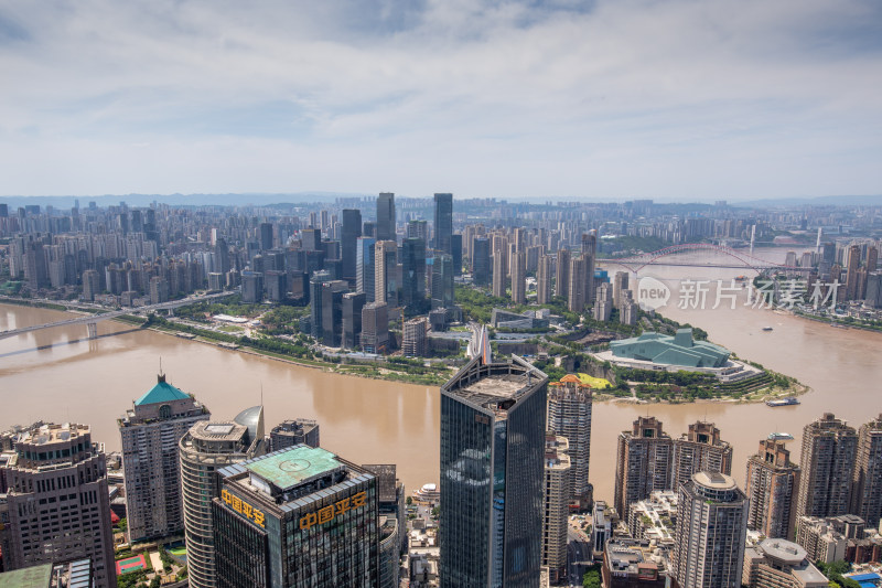 重庆城市天际线风景