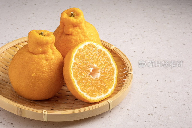丑橘柑橘桔子橘子不知火柑水果特写